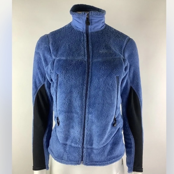 Patagonia Womens Sz S Full Zip Fleece Jacket Blue Polyester Polartec - Picture 1 of 8